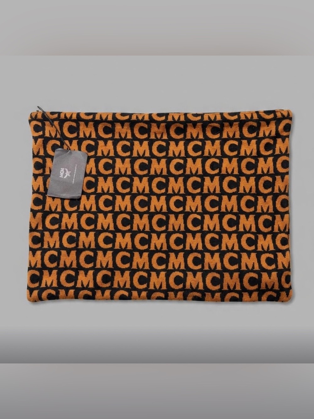 NWT MCM Ottomar Monogram Wool Pouch